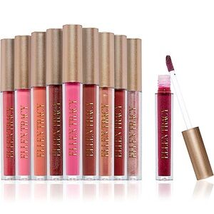 NWT Ellen Tracy 10-Piece Lip‎ Gloss Set – Variety of Shades